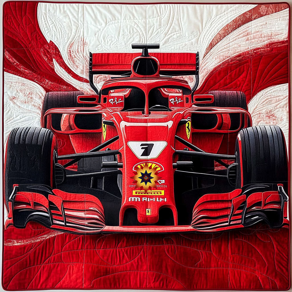 A Formula One Car Quilt Blanket Cute Soft Blanket Gifts For New Dads