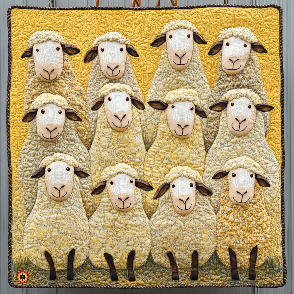 A Flock Of Sheep Quilt Blanket Sheep Gifts For Him